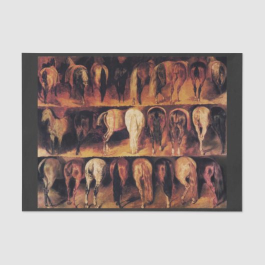 馬の足裏 薄葉紙 (正面)