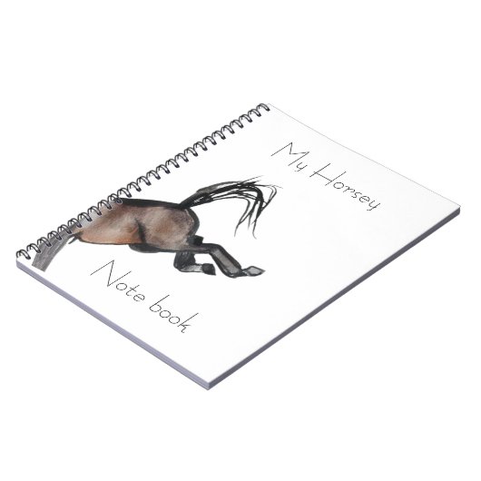 馬の足 ノートブック (左側)