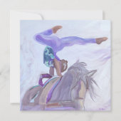 馬の跳躍 招待状 (正面)