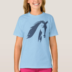 馬の輝くTシャツ Tシャツ