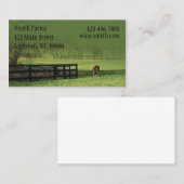 馬の農場の名刺 名刺 (正面/裏面)