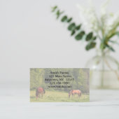 馬の農場の名刺 名刺 (スタンド正面)