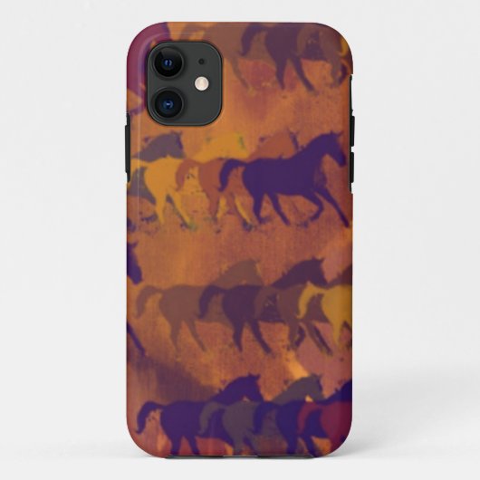 馬の農場パターン Case-Mate iPhoneケース (裏面)