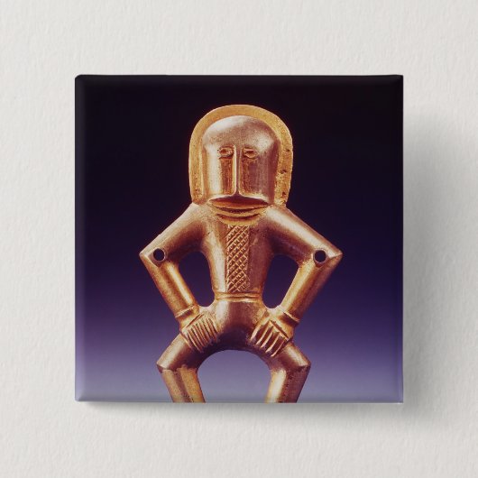 馬の遊牧民 缶バッジ (正面)