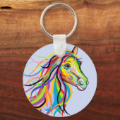 馬の違う色 キーホルダー (正面)