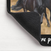 馬の野生のマウスパッド マウスパッド (コーナー)