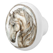 馬の野生の飼い慣らし時代の無いコレクション セラミックノブ (右)