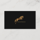 馬の金ゴールド |馬の金ゴールドサークル 名刺 (裏面)