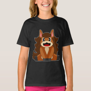 馬の長毛 Tシャツ