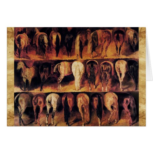 馬の陰茎，茶色の羊皮紙 (正面横)