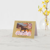 馬の霊が神に帰ってくる カード (黄色い花)