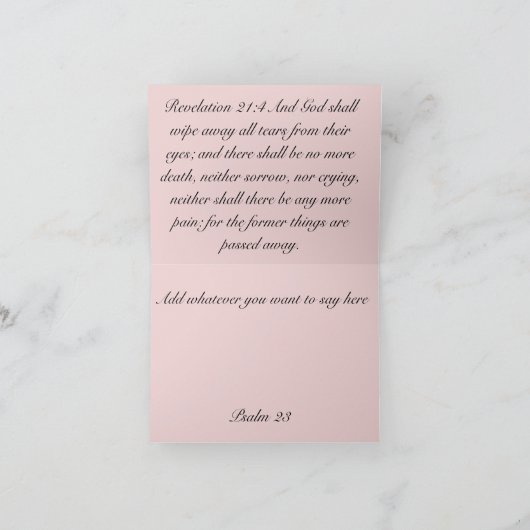 馬の霊が神に帰ってくる カード (内部)