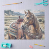 馬の鞍 薄葉紙 (クラフト)