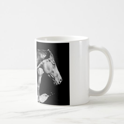 馬の頭と脚 コーヒーマグカップ (右)