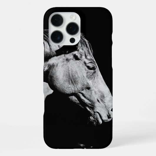 馬の頭と脚 iPhoneケース (裏面)