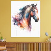 馬の頭のウォールアート キャンバスプリント (インサイチュ (リビング))