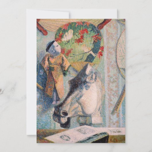 馬の頭を持つ静物生活 | ポール・ゴーギン (正面)