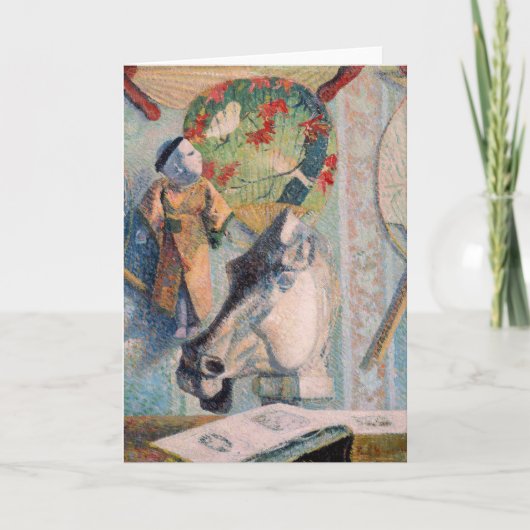 馬の頭を持つ静物生活 | ポール・ゴーギン カード (正面)