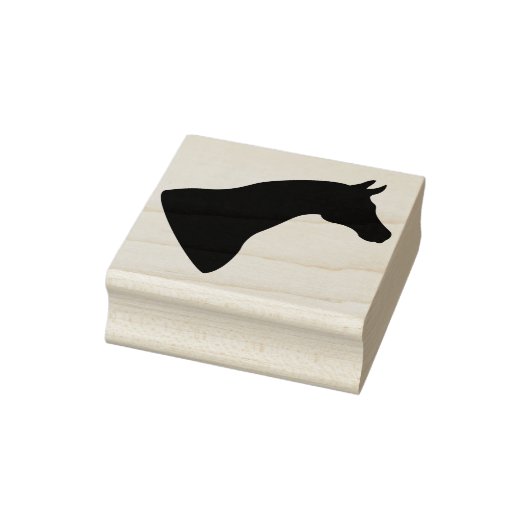 馬の頭シルエットアートスタンプ ラバースタンプ (スタンプ)