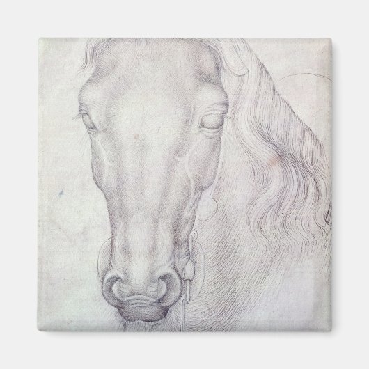 馬の頭 マグネット (正面)