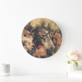 馬の頭 ラージ壁時計 (ホーム)