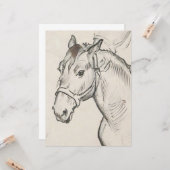 馬の頭（Alfred Dehodencq著） カード (正面/裏面インサイチュ)