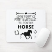 馬の頼馬乗りのバルタンを見せるために マウスパッド (マウス)