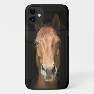 馬の顔写真 iPhone 11 ケース