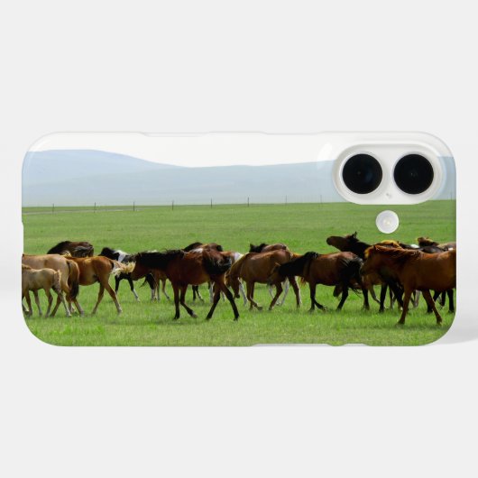 馬の風景の写真 Case-Mate iPhoneケース (裏面 (横))