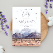 馬の風景マイルストーンバースデーパーティー 招待状