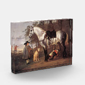 馬の風景Aelbert Cuyp フォトブロック (左)