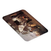 馬の風景Aelbert Cuyp マグネット (右側)