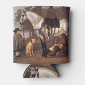 馬の風景Aelbert Cuyp 缶クーラー (正面)