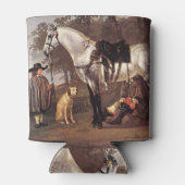 馬の風景Aelbert Cuyp 缶クーラー (裏面)