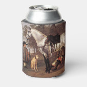 馬の風景Aelbert Cuyp 缶クーラー (缶裏面)