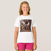 馬の風景Aelbert Cuyp Tシャツ (正面フル)