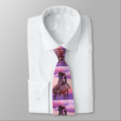 馬の飼育遊の日の出のネクタイ ネクタイ (タイ)