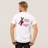 馬の飼葉桶の中の恵み トライブレンドTシャツ (裏面全面)