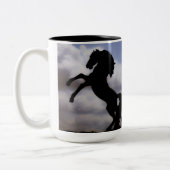 馬の養育 ツートーンマグカップ (左)