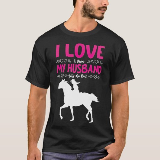 馬の馬のことわざに乗って、馬のシャツのギフトおもしろい Tシャツ (正面)