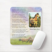 馬の馬のための記念の虹橋はカスタマイズ マウスパッド (マウス)