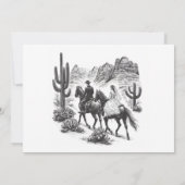 馬の馬の峡谷カップル日付を保存 セーブザデート (裏面)