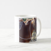 馬の馬の馬、陽気なカウボーイ コーヒーマグカップ (正面右)