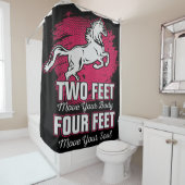 馬の馬乗り シャワーカーテン (インサイチュ)