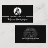 馬の馬術 名刺 (正面/裏面)