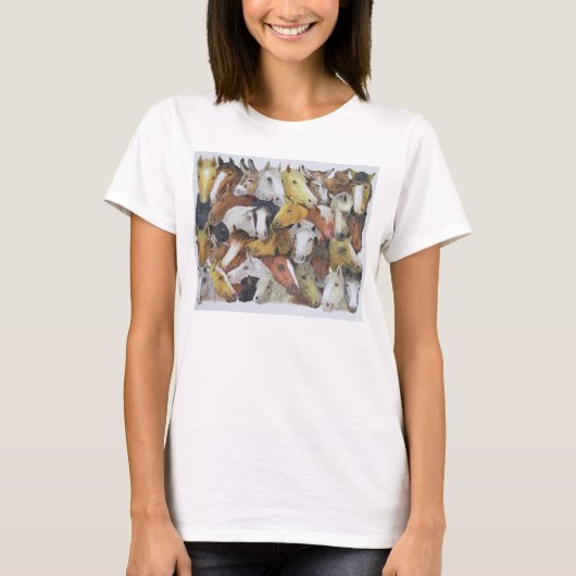 馬の馬 Tシャツ (正面)
