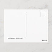 馬の駆け付け油絵 ポストカード (裏面)