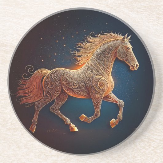 馬の駆け足 コースター (正面)