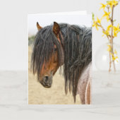 馬の鬣 カード (黄色い花)