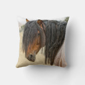 馬の鬣 クッション (裏面)